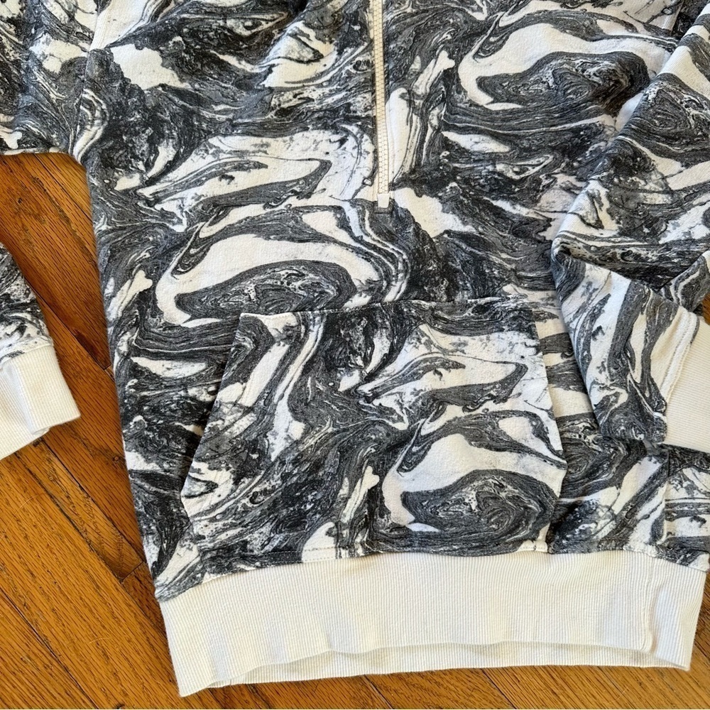 Treasure & Bond Boys Zip Hoodie Gray Marled Size M 8-10 Cozy - Picture 7 of 7